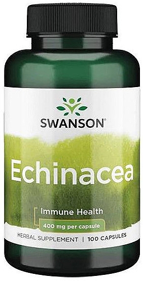 Харчова добавка "Ехінацея", 400 мг - Swanson Echinacea — фото N1