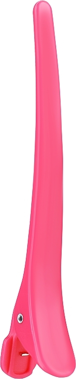 Затискач для волосся 11,8 см, рожевий - Bifull Professional — фото N1