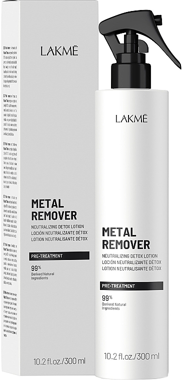 Нейтрализатор металлов в волосах - Lakme Pre-Treatment Metal Remover Neutralizing Detox Lotion — фото N1