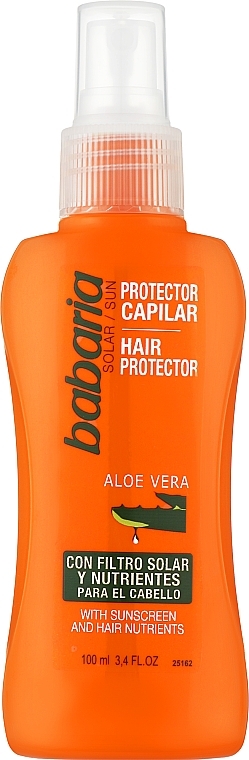 Спрей для волос солнцезащитный - Babaria Sun Hair Protector With Aloe Vera