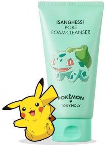 Пенка для очищения пор с экстрактом портулака - Tony Moly Pokemon Isanghessi Pore Foam Cleanser