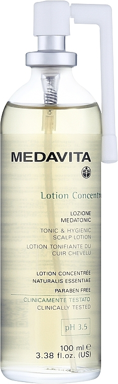 Тонізувальний лосьйон проти випадання волосся - Medavita Lotion Concentree Tonic & Hygienic Scalp Lotion — фото N1