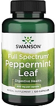 Духи, Парфюмерия, косметика Пищевая добавка "Мятный лист", 400 мг - Swanson Full Spectrum Peppermint Leaf 