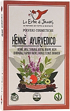Духи, Парфюмерия, косметика Порошок для волос "Аювердическая хна" - Le Erbe di Janas Henne Ayurvedico