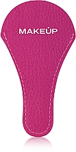 Парфумерія, косметика Чохол для ножиць шкіряний, рожевий "Natural Skin" - MAKEUP