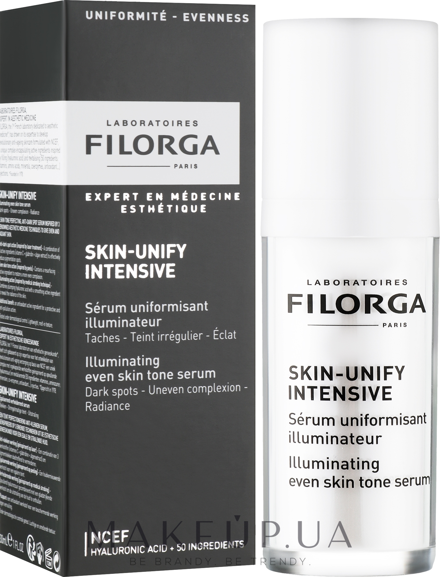 Интенсивная осветляющая сыворотка - Filorga Skin-Unify Intensive Illuminating Even Skin Tone Serum — фото 30ml