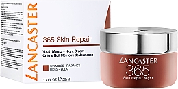 Нічний крем для обличчя - Lancaster 365 Skin Repair Youth Memory Night Cream — фото N3