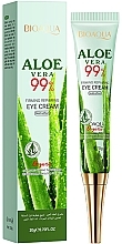 Зволожуючий крем навколо очей з алое вера - Bioaqua Aloe Vera Eye Cream 99% Hydrating Soothing  — фото N1