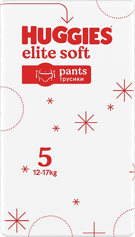 Подгузники-трусики Elite Soft Pants 5 (12-17 кг), 68 шт. - Huggies — фото N7
