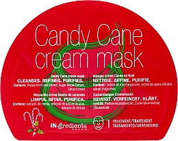 Парфумерія, косметика Крем-маска для обличчя очищувальна - masqueBar iN.gredients Candy Cane Cream Mask