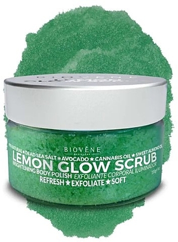 Омолаживающий скраб для тела - Biovene Lemon Glow Scrub — фото N2