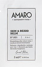 Духи, Парфюмерия, косметика Бальзам после бритья - FarmaVita Amaro Skin And Beard Balm (пробник)