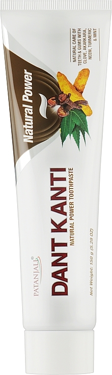Зубная паста "Натуральная сила" - Patanjali Dant Kanti Natural Power Toothpaste — фото N1