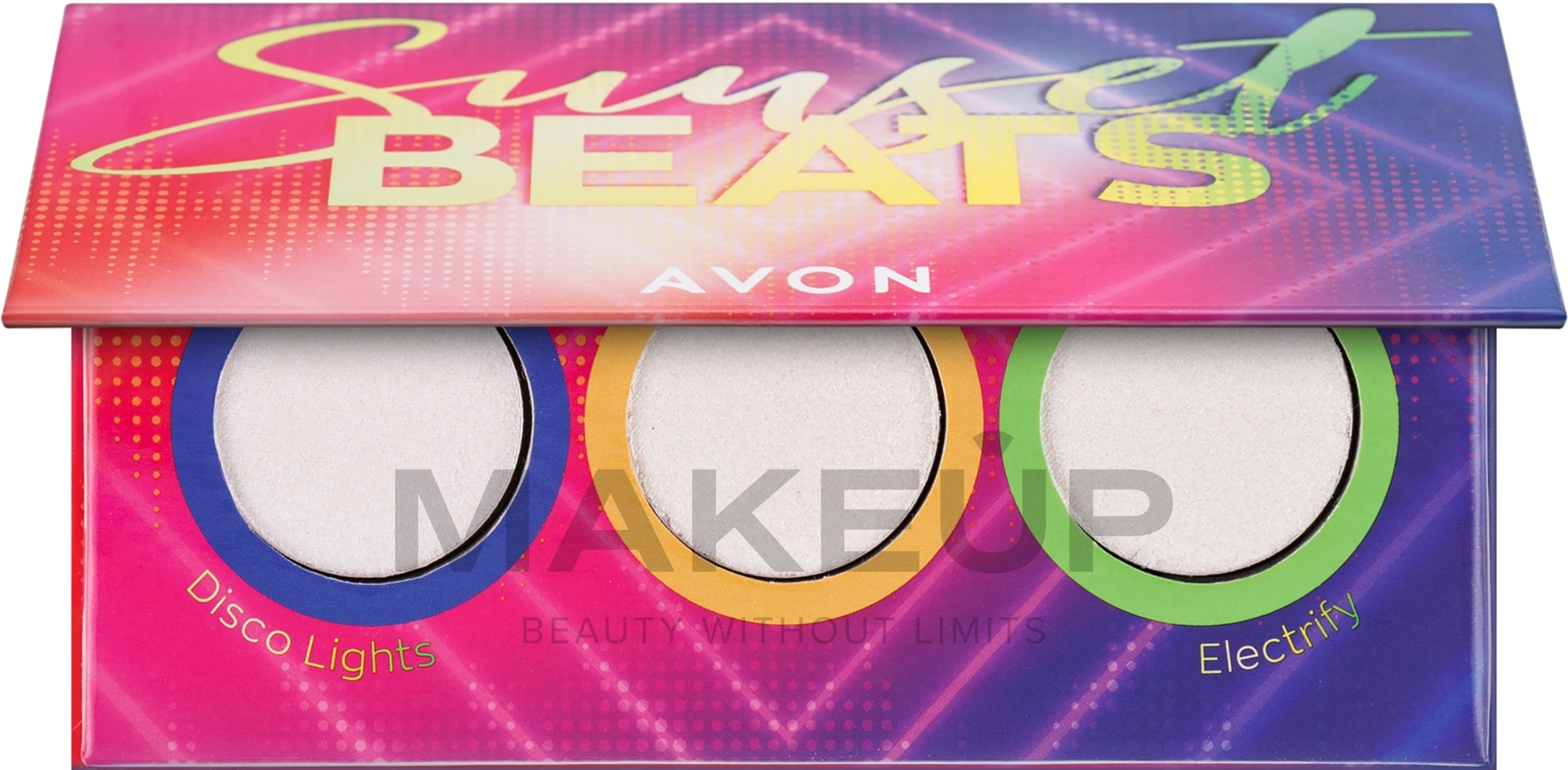 Палетка глітерів для макіяжу очей - Avon Sunset Beats — фото 12g