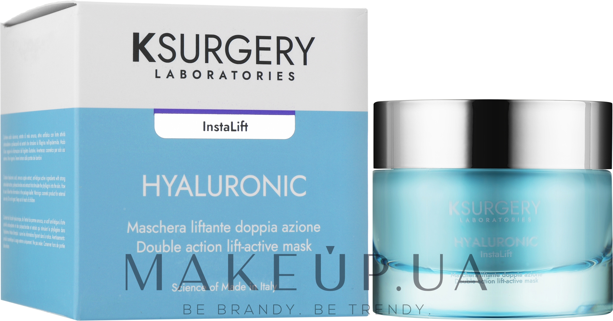 Активная маска для лифтинга двойного действия - K-Surgery Hyaluronic InstaLift Double Action Lift Active Mask — фото 50ml