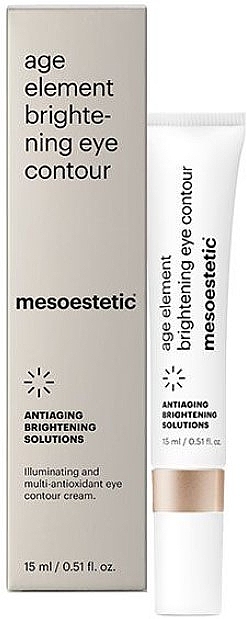 Крем для контуру очей з освітлювальною дією - Mesoestetic Age Element Brightening Eye Contour — фото N1