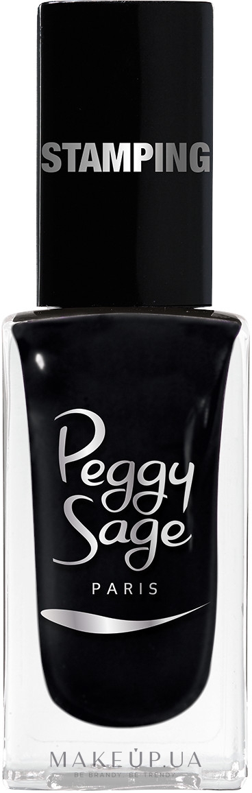 Лак для стемпинга - Peggy Sage Nail Lacquer Stamping — фото Black