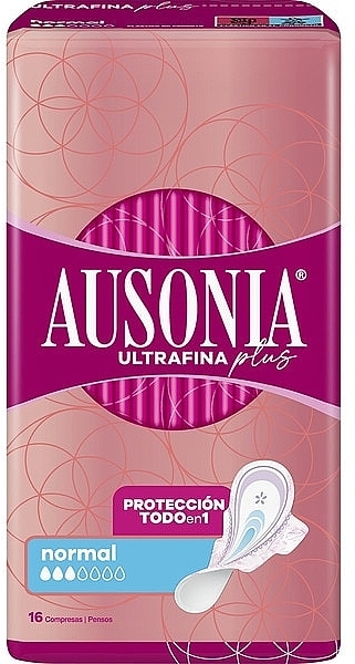 Ультратонкі прокладки, 16 шт. - Ausonia Ultrafina Plus Normal — фото N1