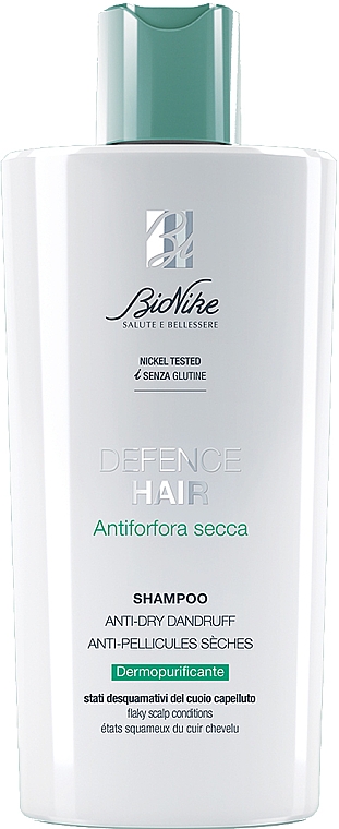 Шампунь против перхоти - BioNike Defence Hair Shampoo Anti-Dry Dandruff  — фото N1