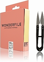 Файл-лента для пилки 160х18 мм, 180 грит, 7 метров + ножницы - Wonderfile — фото N2
