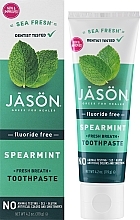 Зубная паста "Свежее дыхание", без фтора - Jason Natural Cosmetics Sea Fresh Toothpaste Spearmint — фото N2