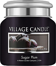Ароматическая свеча - Village Candle Dome Sugar Plum — фото N1