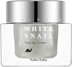 Парфумерія, косметика Освітлювальний крем для обличчя - Holika Holika Prime Youth White Snail Tone Up Cream