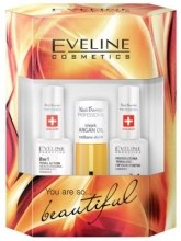 Духи, Парфюмерия, косметика Набор - Eveline Cosmetics (dry/12ml + oil/5ml + nail/12ml)