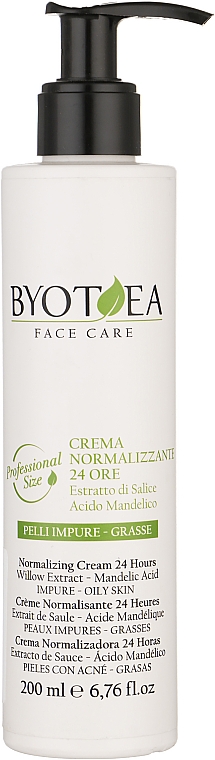 Нормалізуючий крем 24 години для жирної шкіри - Byothea Normalizing Cream 24 Hours For Oily Skin — фото N4