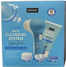 Набор для очищения кожи лица, 6 предметов - Sence Face Cleansing System Hydro Shock — фото N1