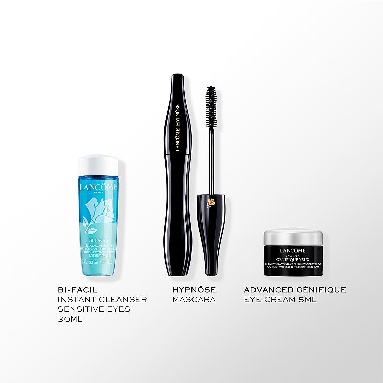 Набір для макіяжу - Lancome (mascara/6.2 ml + lot/30 ml + eye/cr/5 ml) — фото N2