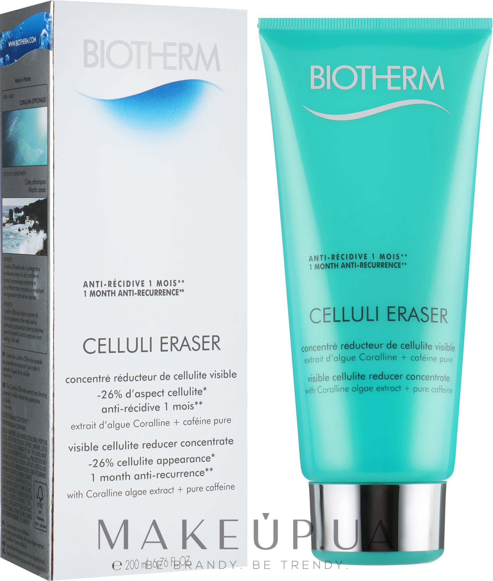Гель против растяжек и целлюлита - Biotherm Celluli Eraser Visible Cellulite Reducer Concentrate — фото 200ml