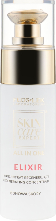 Регенерувальний еліксир-концентрат для обличчя - Floslek Skin Care Expert All In One Elixir Regenerating Concentrate — фото N2