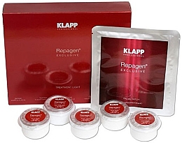 Духи, Парфюмерия, косметика Набор для лица - Klapp Repagen Exlusive Treatment Light (concentrate/6ml + mask/5pcs)