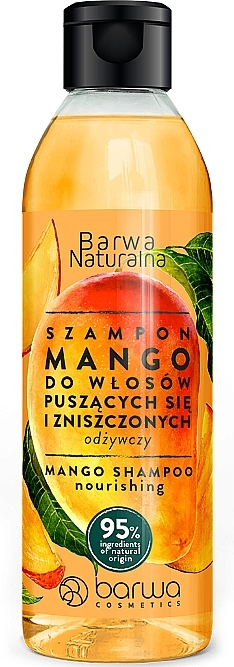 Шампунь для волосся "Манго" - Barwa Natural Hair Shampoo — фото N1