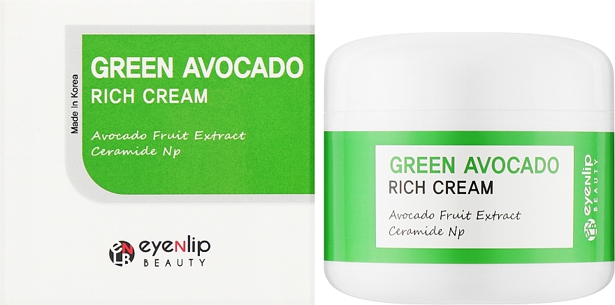 Крем для лица с авокадо - Eyenlip Green Avocado Rich Cream — фото N2