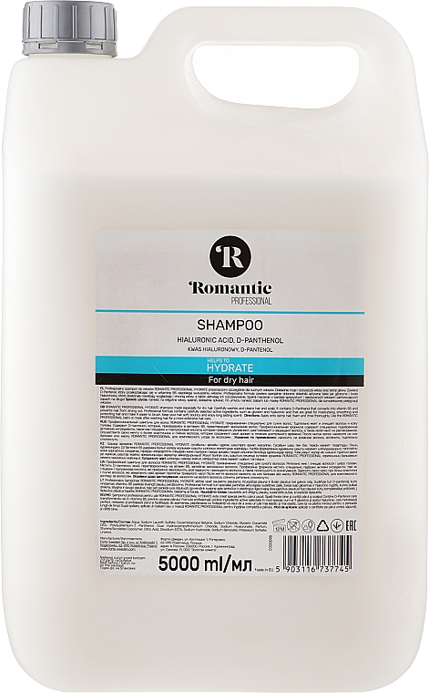 Шампунь для сухого волосся - Romantic Professional Hydrate Shampoo — фото N3