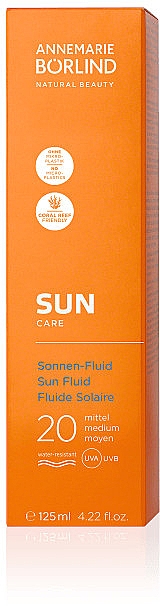 Сонцезахисний флюїд SPF 20 - Annemarie Borlind Sun Care Sun Fluid SPF 20 — фото N2