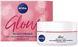 Парфумерія, косметика База під макіяж з ефектом освітлення - NIVEA Glow Beauty Primer 2-in-1