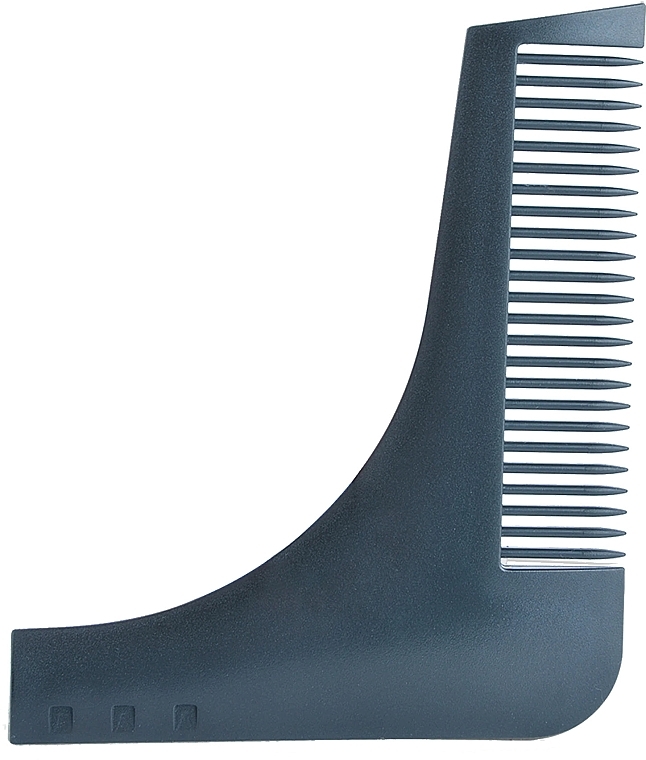 Гребінець для бороди, чорний - Bifull Professional Roxe Guide Beard Comb — фото N1