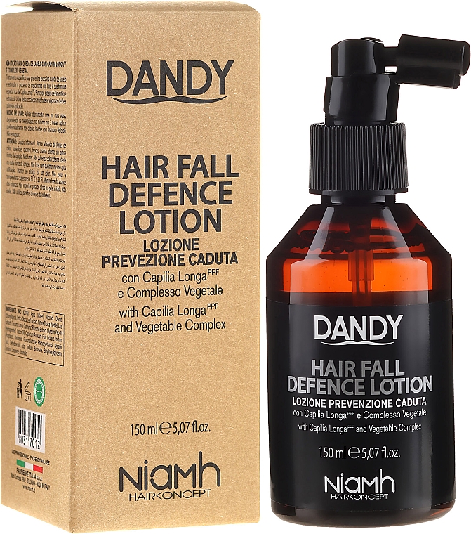 Захисний лосьйон проти випадіння волосся - Niamh Hairconcept Dandy Hair Fall Defence Lotion — фото N2