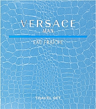 Духи, Парфюмерия, косметика Versace Man Eau Fraiche - Набор (edt/100ml + sh/gel/100ml)