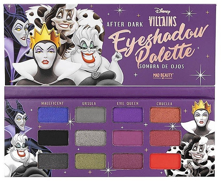 Палетка тіней для повік - Mad Beauty Disney Villains Eyeshadow Palette — фото N1