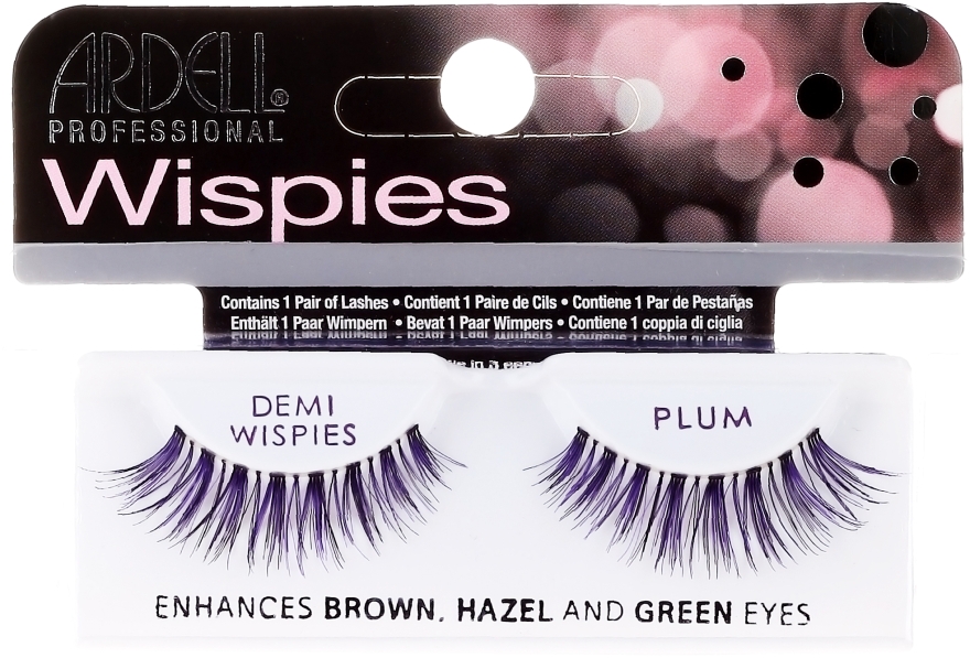 Накладні вії - Ardell Color Impact Demi Wispies Plum Eyelashes — фото N1