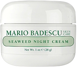 Духи, Парфюмерия, косметика Ночной крем с экстрактами морских водорослей - Mario Badescu Seaweed Night Cream