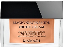 Парфумерія, косметика Нічний крем для обличчя з ніацинамідом - Mamash Magic Niacinamide Night Cream