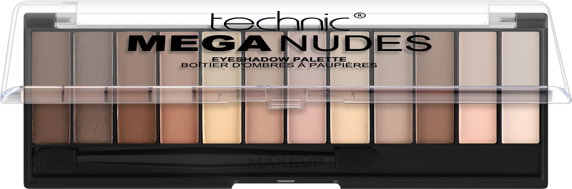Палетка матових тіней для очей - Technic Cosmetics Mega Mattes Eyeshadows — фото 18g