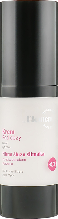 Крем для кожи вокруг глаз с муцином улитки - _Element Snail Slime Filtrate Eye Cream — фото N3