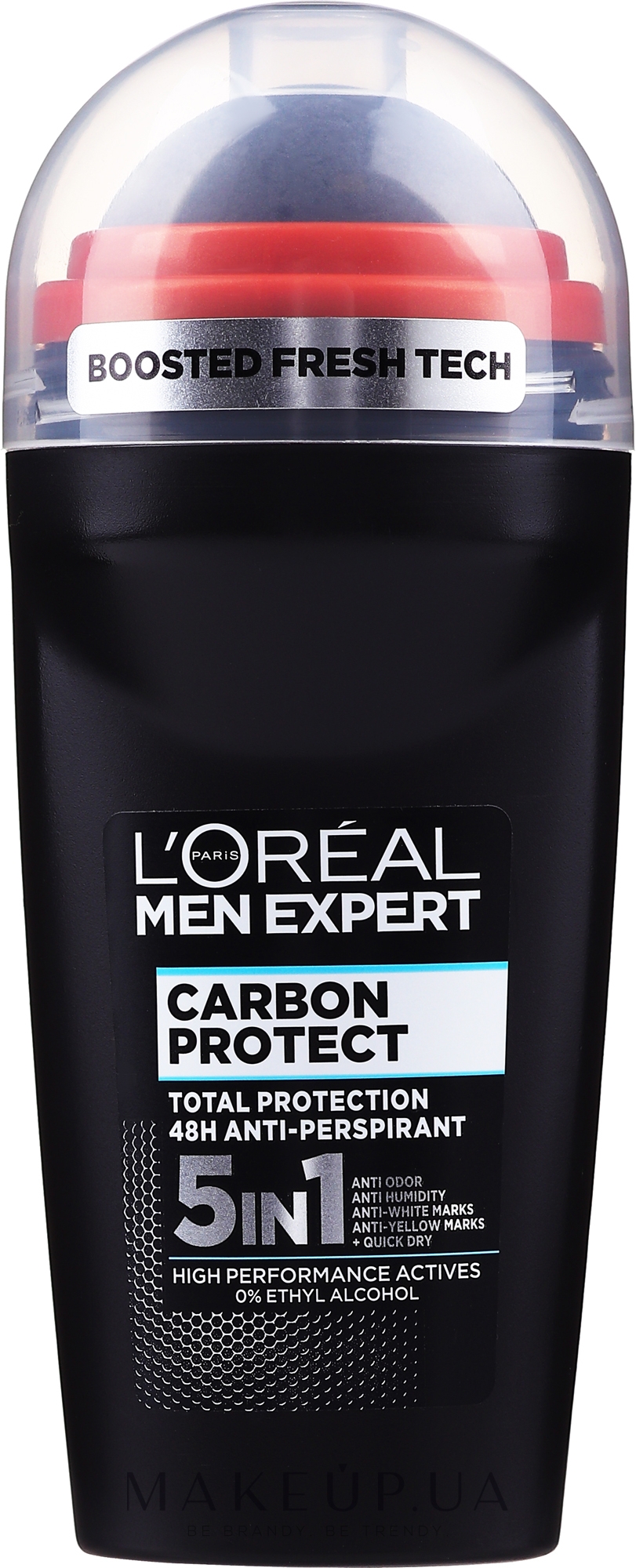 Дезодорант кульковий - L'Oreal Paris Men Expert Carbon Protect AntiPerspirant Intense Ice Deo Roll-On — фото 50ml