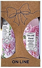 Парфумерія, косметика Гель для душу "Півонія та троянда" - On Line Floral Flower Shower Gel Peony & Rose